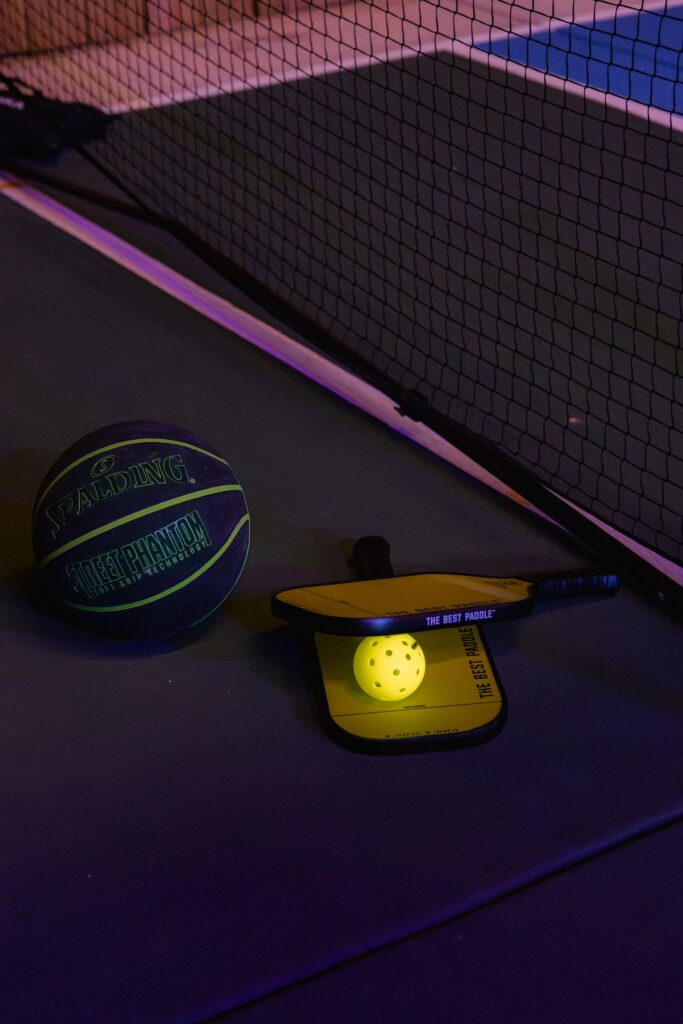 Summit After Dark glow sports court and patio
