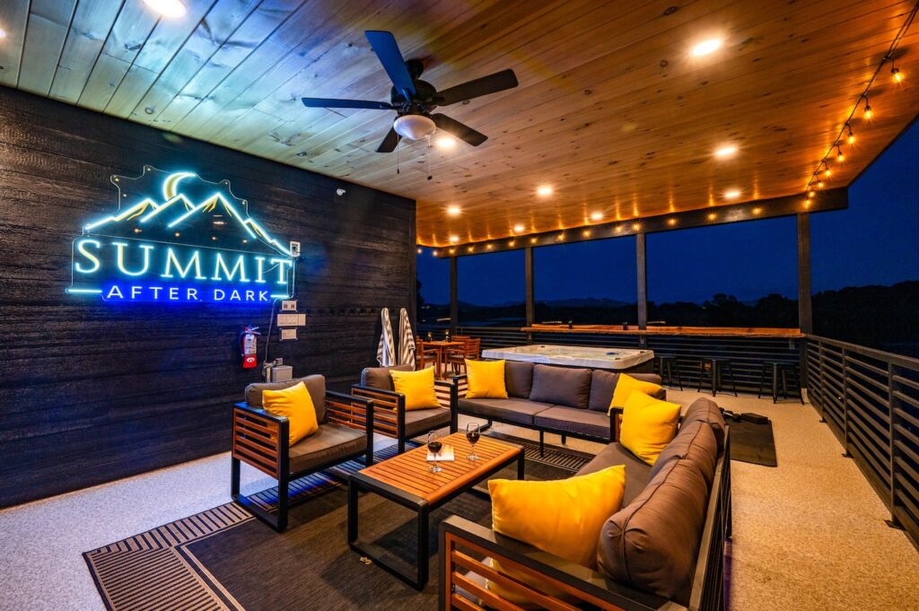 Summit After Dark at night